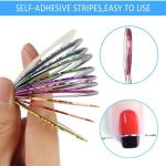 Nails Art Tape Lace Line Strips Decoration Stickers UV Gel Polish for Nail Art Decals 1 Pcs
