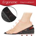 Heel Lift Shoe Pads, 2.36 Inches Adjustable Insole - 1 Pair