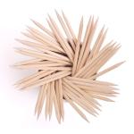 100Pcs Nails Orange Wood Stick For Cuticle Pusher Remover