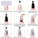 GOLD Color Chrome Nail Powder , Reflective Glitter Metallic Mirror Effect for 1 Pcs
