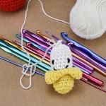 12pcs Aluminum Metal Crochet Hooks Set