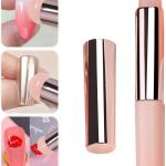 Lipstick Brush Silicone Lip Brush with Cover Lipstick Makeup Brushes Women 1 Pcs