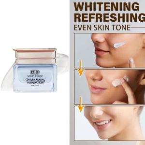 Ocean Beauty Professional Waterproof Finish HD Colour Changing Foundation Cream 1 Pcs