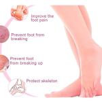 Silicone Half Heel Protector Socks Moisturizing Socks For Foot-Care, Heel.( 1 Pair).