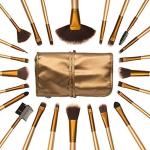 24 PCS Professional Makeup Brushes Set Natural Cosmetic Brush