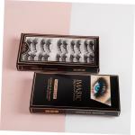 Professional Synthetic Fibers False Eyelashes, 3D Eyelashes Pack 10 Pairs of 1