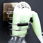 Hair Dryer Holder Rack Blower Organizer Shelf Stainless Steel Stand Storage 1 Pcs