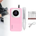 rofessional 45000 rpm Nail Art Dril Machine with Bits 1 Pcs