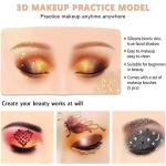 Makeup Practice Mask Skin Face Eye Makeup Practice 1 Pcs