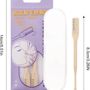 2 Pcs Nose Hair Remover Cutter, 2-in-1 Nasal Hair Cutter