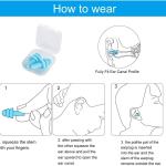 5 pair Earplugs for Sleeping, Noise Cancelling Sound Blocking Ear Plugs  Silicone