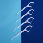 Flossers 3 in 1 Dental Floss Picks 30 Pcs flosser with tongue cleaner