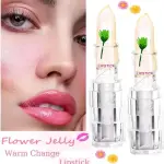 Waterproof Flower Lipstick Jelly Flower Transparent Color Changing Lipstick 1 Pcs