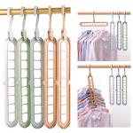 5 Pcs, 5 Layer Hanger, Clothes Hanger for Wardrobe and Cupboards