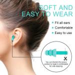 5 pair Earplugs for Sleeping, Noise Cancelling Sound Blocking Ear Plugs  Silicone