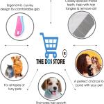 Flea Comb for Cat Dog, Stainless Steel Fine Tooth Flea Lice Tear Stain Remover Comb(2 Pcs).