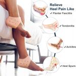 Silicone Half Heel Protector Socks Moisturizing Socks For Foot-Care, Heel.( 1 Pair).