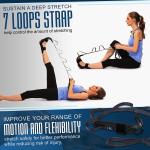 Leg Stretch Strap Increase Strength Reduce Pain for Home Use (Pack of 1).