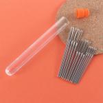 Large-Eye Blunt Needles, 9 Piece Stainless Steel Yarn Knitting Needles, Sewing Needles.