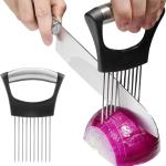 Onion Holder for Slicing, Lemon Slicer Onion Cutter 1 Pcs