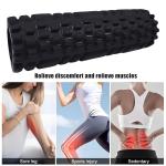 Foam Roller for Back Pain, High Density Foam Roller for Workout in the Gym, Back Roller(Pack of 1).black