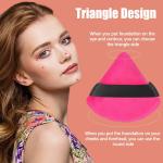 6 Pieces Powder Puff Soft Face Triangle Makeup Puff (multicolors)
