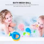 Sponge – Premium Round Loofah Body Wash Puff and Shower Scrubber (Pack of 1)