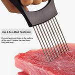 Onion Holder for Slicing, Lemon Slicer Onion Cutter 1 Pcs