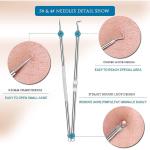 4 Pcs Blackhead Remover Cleaner Set Kit Stainless Steel