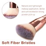 Foundation Brush Make Up Brush Flat Top Brush 2 in 1 Double-Sided Beauty   Makeup Tools 1 Pcs