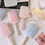 Large Square Paddle Brushes for Hair Brush Pink Color Pack Of 1