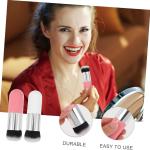 2 Pcs Liquid Foundation Brush Set, Pink Gold and Pink Silver, Face Makeup Brush