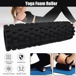 Foam Roller for Back Pain, High Density Foam Roller for Workout in the Gym, Back Roller(Pack of 1).black