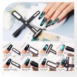 5 in 1 Magnet for Cat Eye Gel Nail Polish, Multifunctional Magnetic Nail Tool 1 Pcs