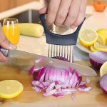 Onion Holder for Slicing, Lemon Slicer Onion Cutter 1 Pcs