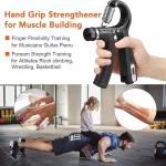 Hand Gripper Forearm Exercise Equipment - Hand Gripper 5 to 60 kg with Counter | Adjustable Hand gripper.