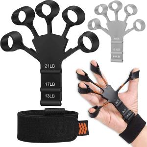 Exerciser Climbing Strengthened Guitar Finger grip Stretcher for Men Women pack of 1 (multicolor)