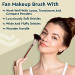 Ocean Beauty Soft Bristles Fan Brush Pack of 1