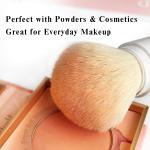 Makeup Brush Set 4 in 1 Portable Travel Blending Powder Foundation Brush.