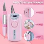 Nail Drill Machine Portable Rechargeable nail Care Kit Electric Nail Drill Pen  1 Pcs