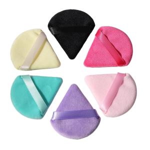 6 Pieces Powder Puff Soft Face Triangle Makeup Puff (multicolors)