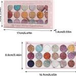 18 Color Eye Shadow Glittery Shades Professional  Makeup Eyeshadow 1 Pcs