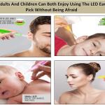 LED Flashlight Earpick for Ear wax remover and cleaner, Multicolour