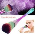 Long Colourful Dusting Brush for Nail Artist 1 Pcs