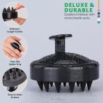 Silicone Hair Scalp Shampoo Massage Brush 1 Pcs