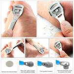 8 in 1 Pedicure Kit Foot Scrubber for Dead Skin  (70 g, Set of 8)