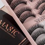 FAKE EYELASHES HANDMADE & NATURAL PAIR OF 10  (Pack of 1)