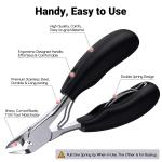 Thick & Ingrown Toenail Correction Tool, Pedicure Clippers Toe Nail Cutter for (1 Pcs)