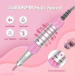 Nail Drill Machine Portable Rechargeable nail Care Kit Electric Nail Drill Pen  1 Pcs
