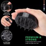 Silicone Hair Scalp Shampoo Massage Brush 1 Pcs